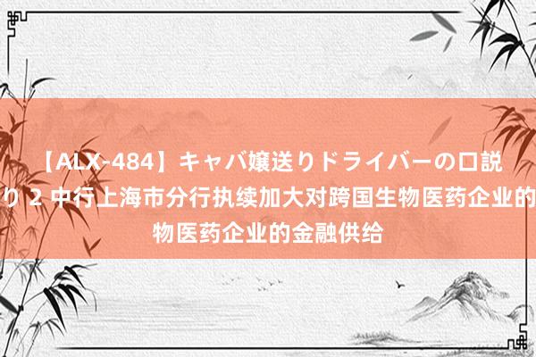 【ALX-484】キャバ嬢送りドライバーの口説きハメ撮り 2 中行上海市分行执续加大对跨国生物医药企业的金融供给